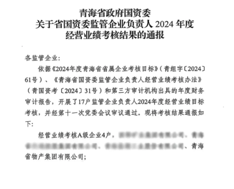 喜報！省物產(chǎn)集團(tuán)榮獲經(jīng)營業(yè)績考核A級